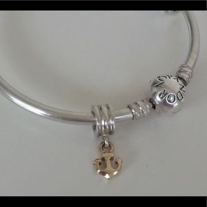 Pandora Two-tone Anchor Charm (retired!)